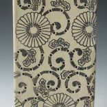 Table Lamp In Cream With Black Flowers 4 small
