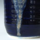 Midnight Blue And Tan Kitchen Utensil Holder 3 small