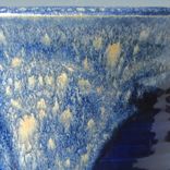 Midnight Blue And Tan Kitchen Utensil Holder 4 small