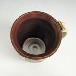 Pottery Mug In Cream And Burgundy With Wpa Posters 5 small