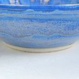Large Pottery Serving Bowl In Blue And White 3 small