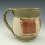Handmade Pottery Coffee Mug In Green - Oak Park Windows 5 small