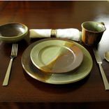 Handmade Pottery 4 Piece Place Setting - Choose Your Glaze Color And Style 1 small