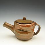 Pottery Teapot For One - In Red 2 small