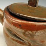 Pottery Teapot For One - In Red 4 small
