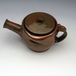 Pottery Teapot For One - In Red 5 small