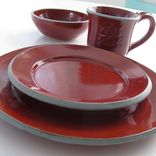 Pottery Salad Plate - Choose Your Glaze Color And Style 1 small