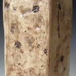Handmade Ceramic Table Lamp With Dogwood Flowers 4 small