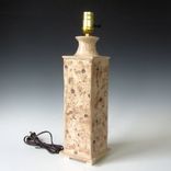 Handmade Ceramic Table Lamp With Dogwood Flowers 5 small