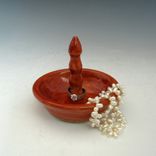 Red Pottery Ring Holder 5 small