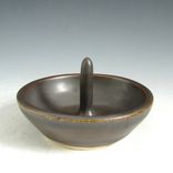 Ceramic Ring Holder In Dark Brown 4 small