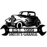 Custom Garage Sign, Personalized Metal Garage Tool Sign 1 small