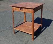 Roger's Mid-Century-Modern Nightstand In Walnut 1 small