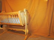 Maple Baby Cradle 3 small