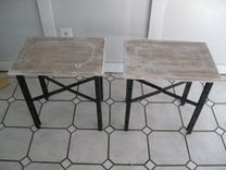 Wrought Iron End Tables 1 small