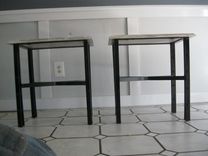 Wrought Iron End Tables 2 small