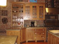 Custom Heart Pine Kitchen 2 small