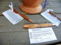 Wine Cask Pens -Custom Built Rollerball Twist Pen 2 small