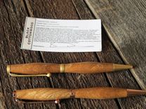 Custom Built Wooden Rollerball Slim Twist Pen 1 small