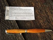 Custom Built Wooden Rollerball Slim Twist Pen 2 small
