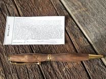 Custom Built Wooden Rollerball Slim Twist Pen 3 small