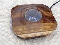 Custom Build A Wood Turned Lighted Display Base For Uplighting For Your Prized Possession 2 small