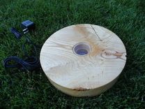 Custom Build A Wood Turned Lighted Display Base For Uplighting For Your Prized Possession 3 small