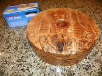 Custom Build A Wood Turned Lighted Display Base For Uplighting For Your Prized Possession 4 small