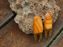 Custom Wooden Golf Divot Removing Tool In Unusual Juniper Burl 3 small