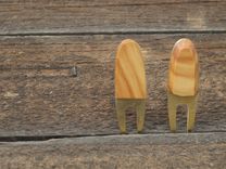 Custom Wooden Golf Divot Removing Tool In Unusual Juniper Burl 4 small