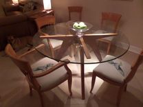Sculpted Table Base In Beech To Complement Ken's Chairs 1 small