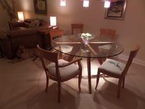 Sculpted Table Base In Beech To Complement Ken's Chairs 2 small