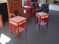 Mindy's Padouk And Curly Maple End Tables 12 small