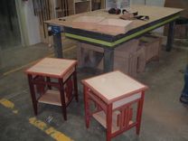 Mindy's Padouk And Curly Maple End Tables 9 small