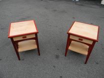 Mindy's Padouk And Curly Maple End Tables 3 small