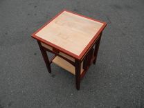 Mindy's Padouk And Curly Maple End Tables 8 small