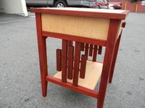 Mindy's Padouk And Curly Maple End Tables 10 small