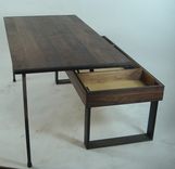 Terry's Lift -Top, Pop-Up Walnut And Wenge Transformer Coffee Table 5 small
