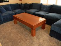 Glass Top Lift-Top Coffee/ Dining Table 2 small