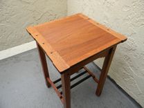 Genuine Mahogany Nightstands, Matching, Greene & Greene Style 3 small