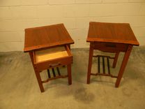 Genuine Mahogany Nightstands, Matching, Greene & Greene Style 1 small