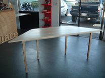 Blake's Hard Maple Trapezoidtable For Bay Window 3 small