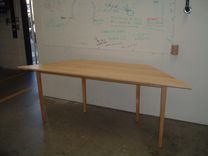 Blake's Hard Maple Trapezoidtable For Bay Window 5 small