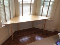 Blake's Hard Maple Trapezoidtable For Bay Window 1 small
