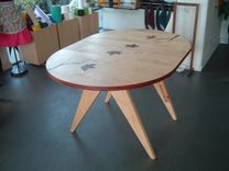 "Mapleleafs" Dining Table 6 small