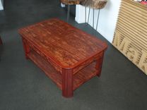 Rick And Debbie's Three Table Living Room Set In Bubinga And Padouk 4 small