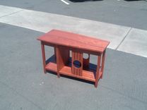 Clark's Wedge-Shaped Mission Style Center Table 3 small