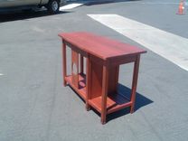 Clark's Wedge-Shaped Mission Style Center Table 5 small