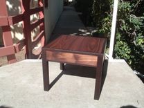 The Reverend's Walnut And Wenge Music Stand And Small Table 4 small