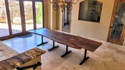 4x11ft Walnut Live Edge Dining Table 2 small